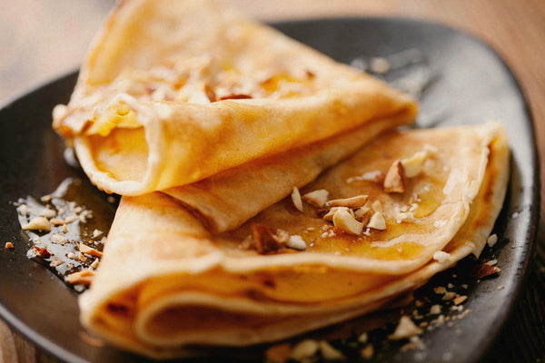 Crêpes au caramel salé